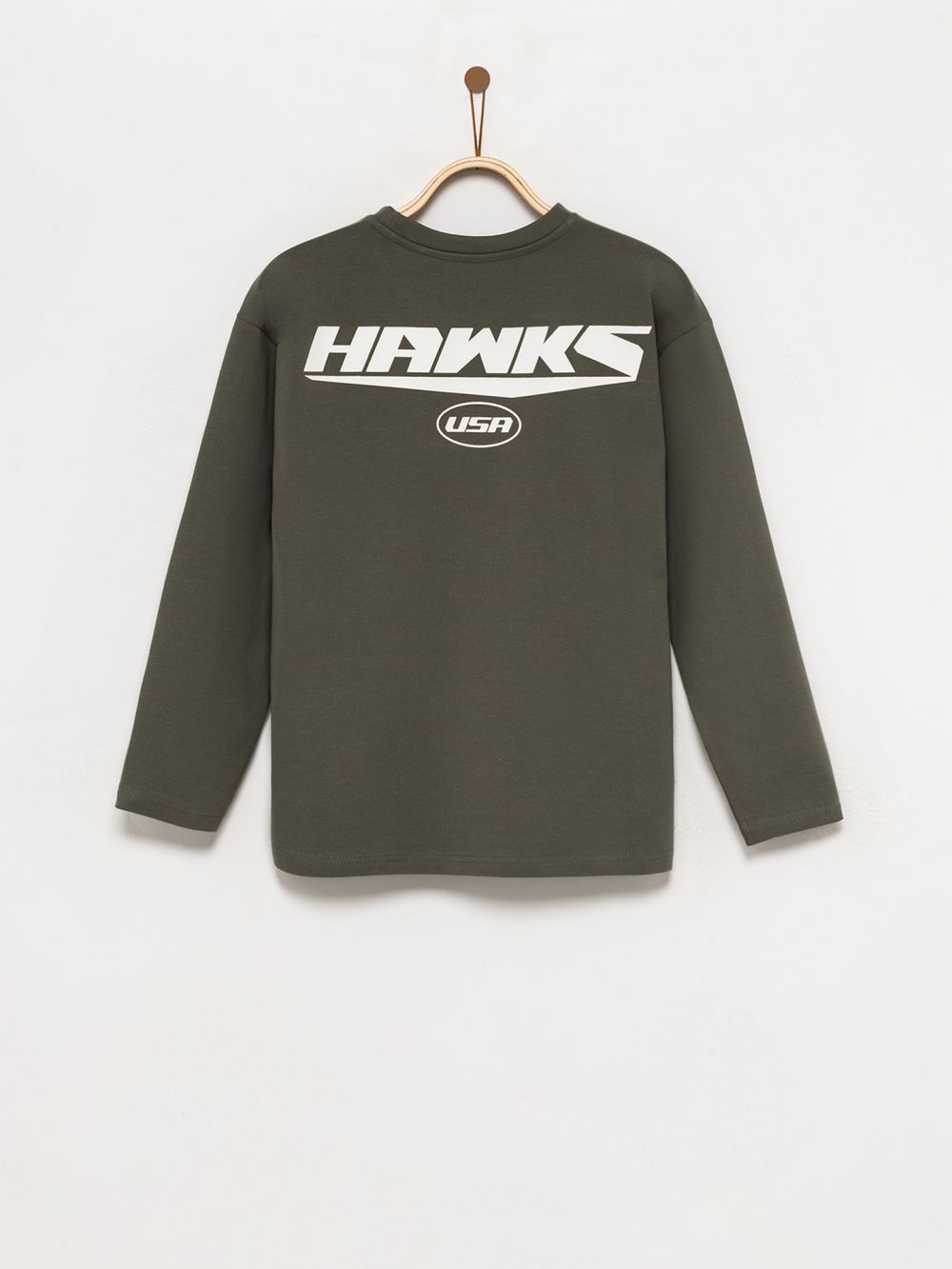 טי-שירט ארוכה עם כיתוב