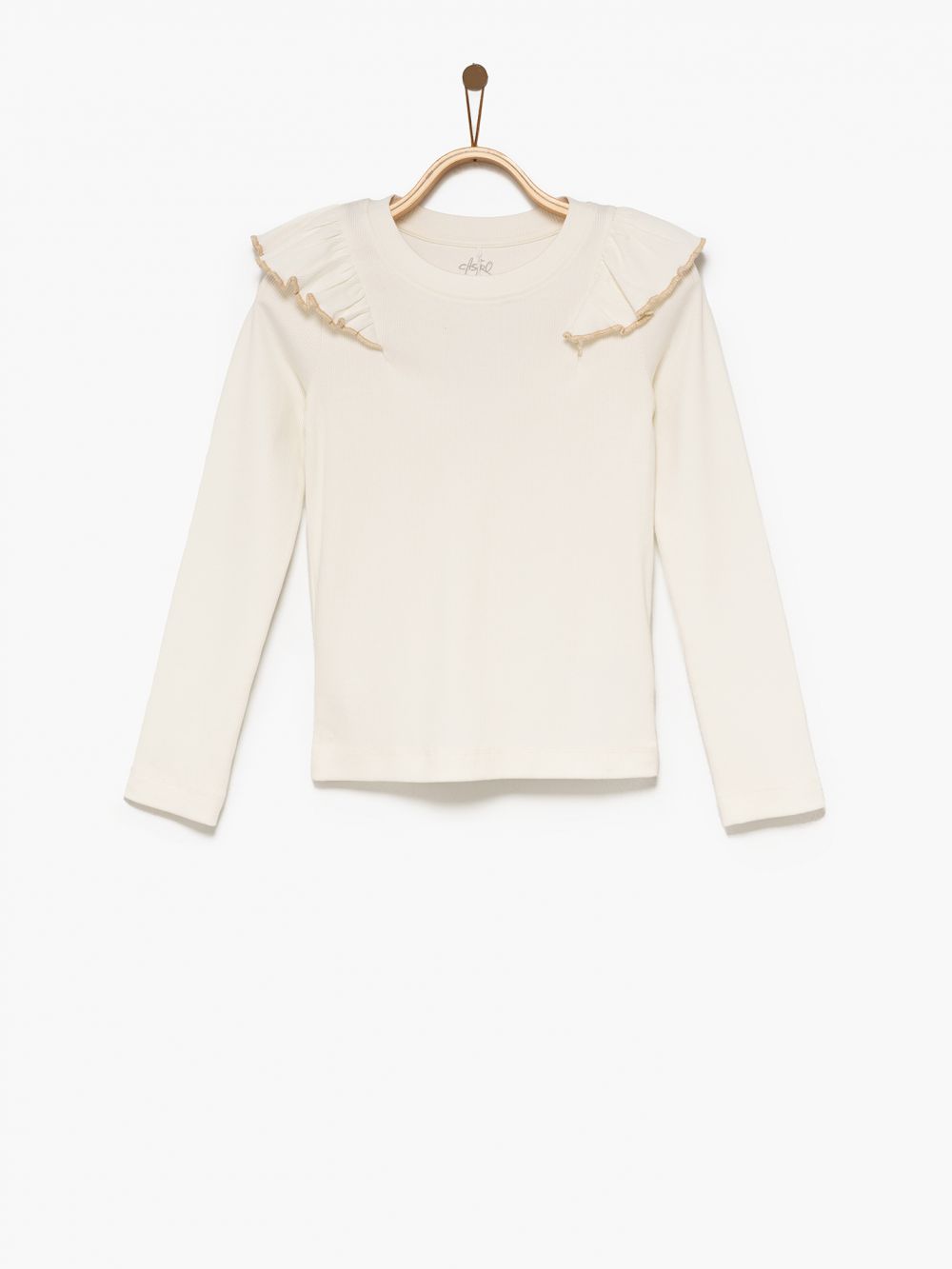 טי-שירט ארוכה עם מלמלה