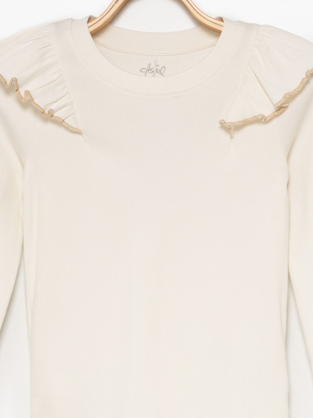 טי-שירט ארוכה עם מלמלה