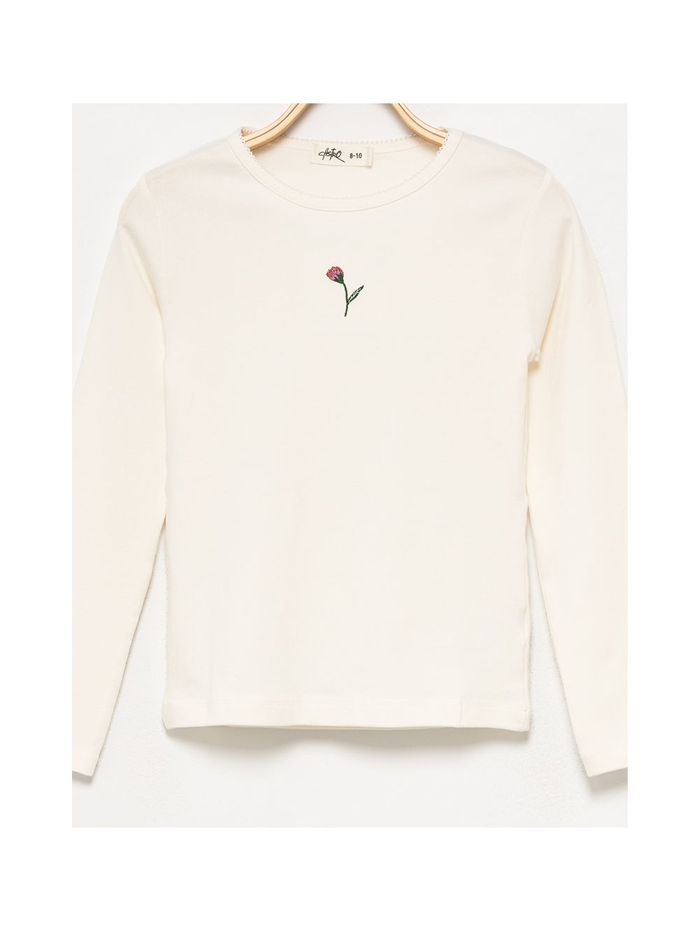 טי-שירט פרחונית ארוכה