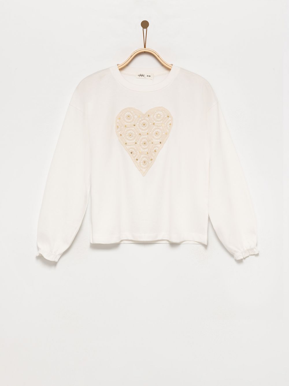 טישירט ארוכה עם לב