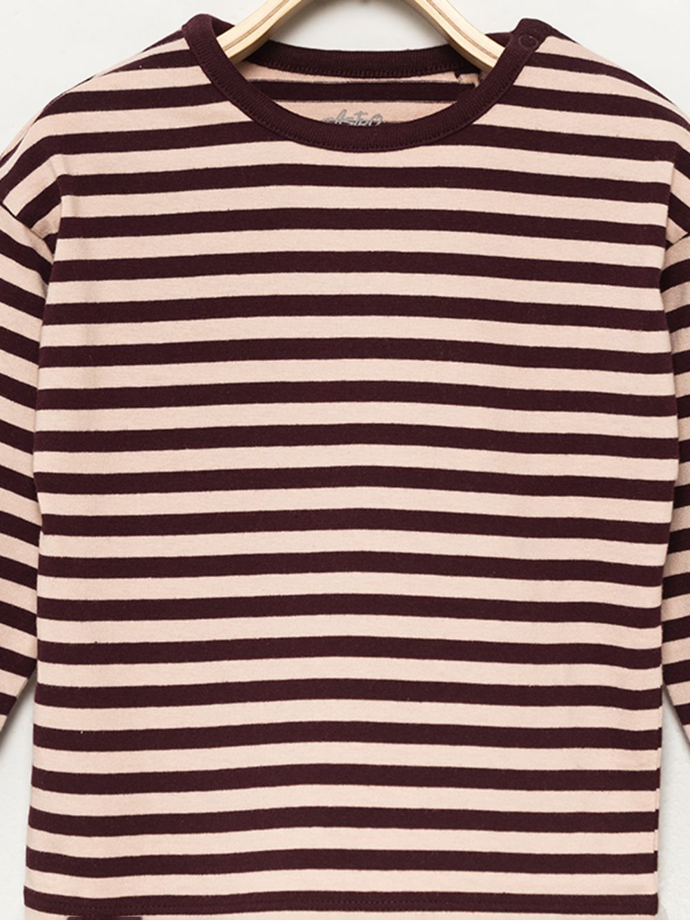 טי-שירט פסים ארוכה