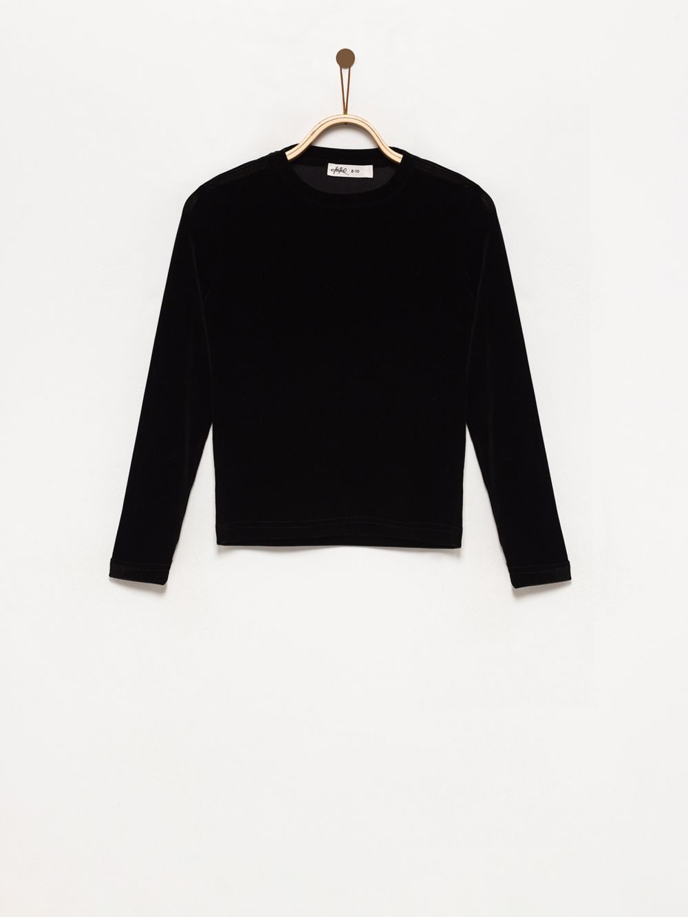 טי-שירט קטיפה ארוכה