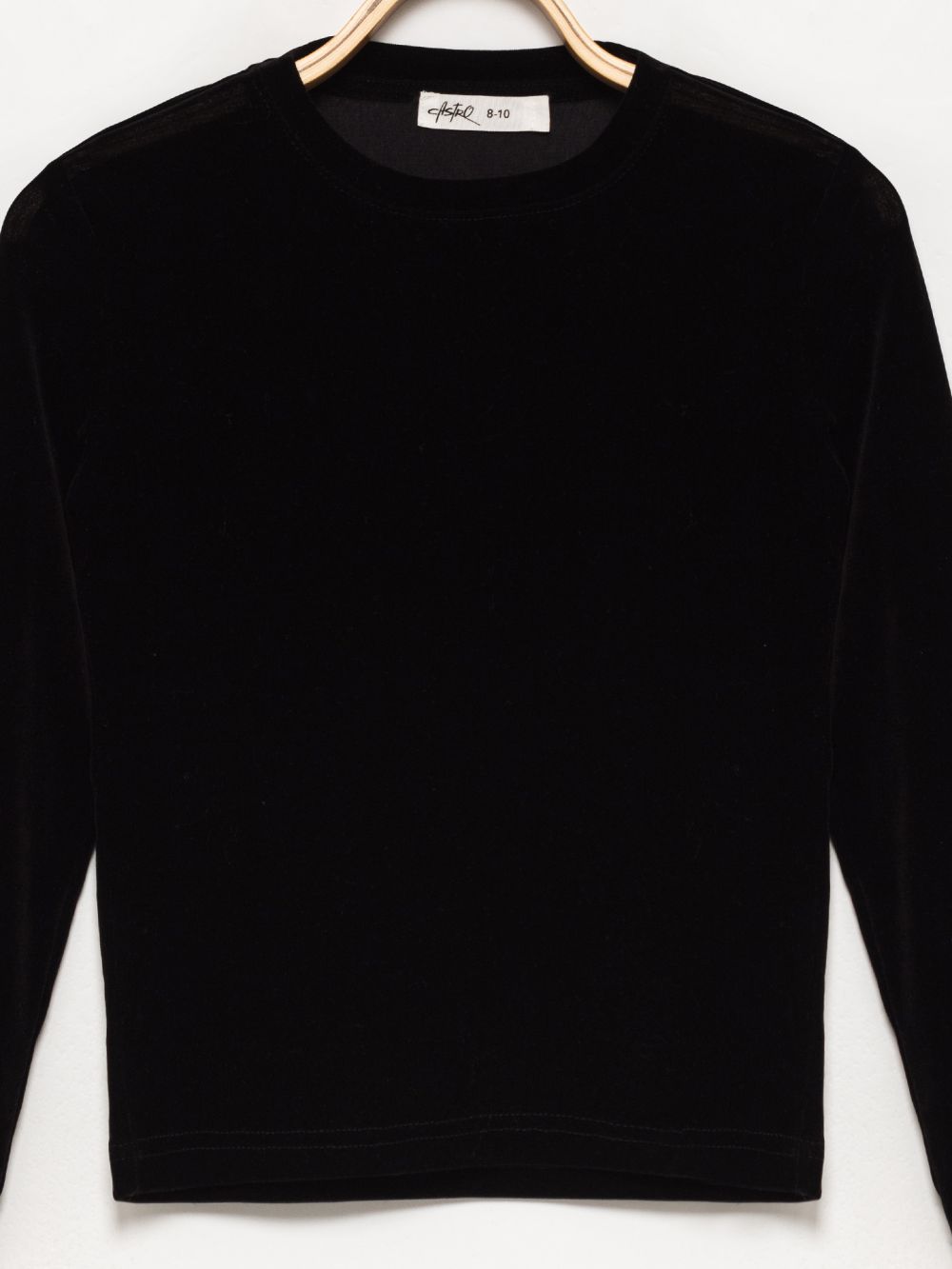 טי-שירט קטיפה ארוכה