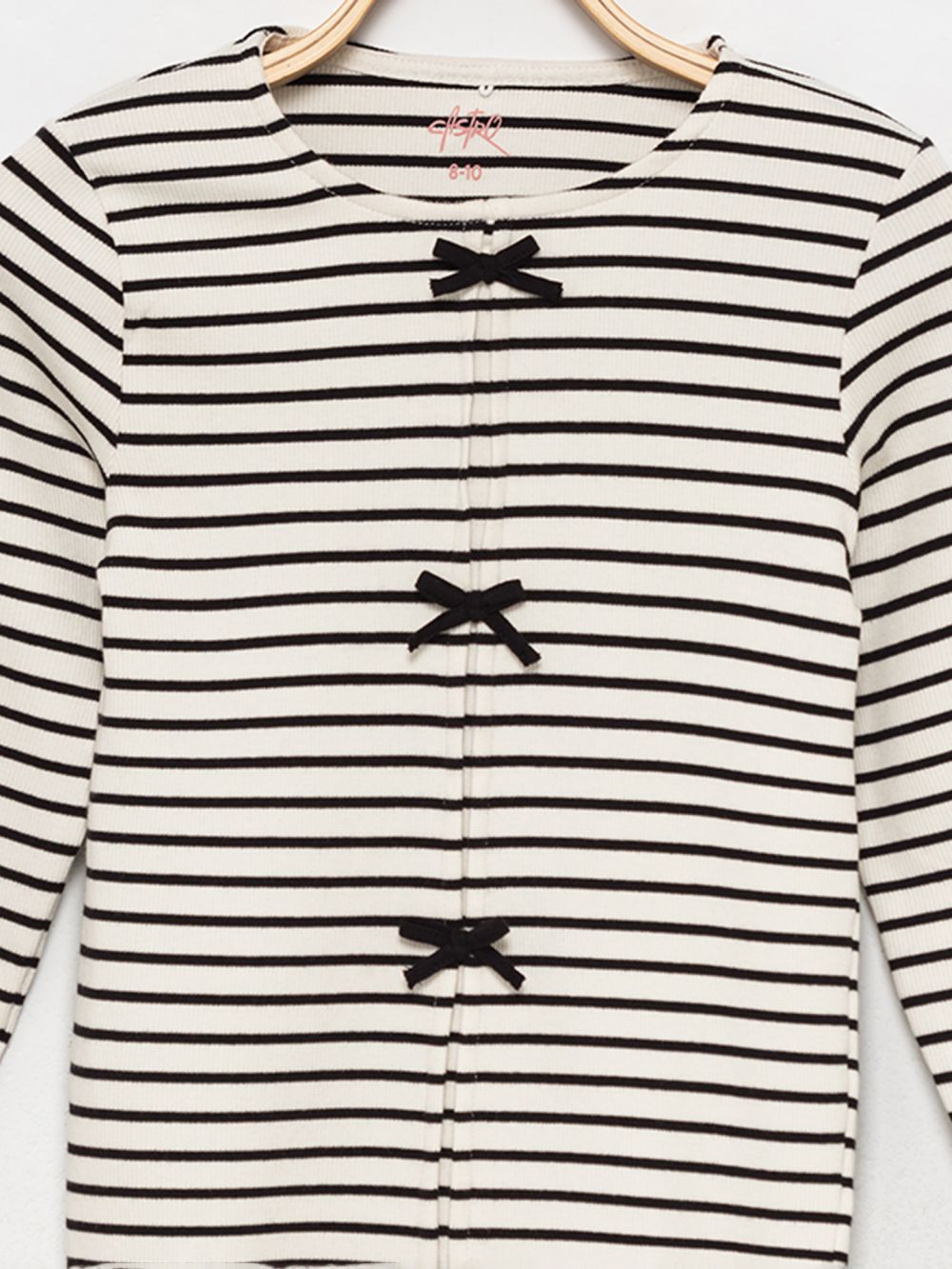 טי-שירט ריב פסים ארוכה