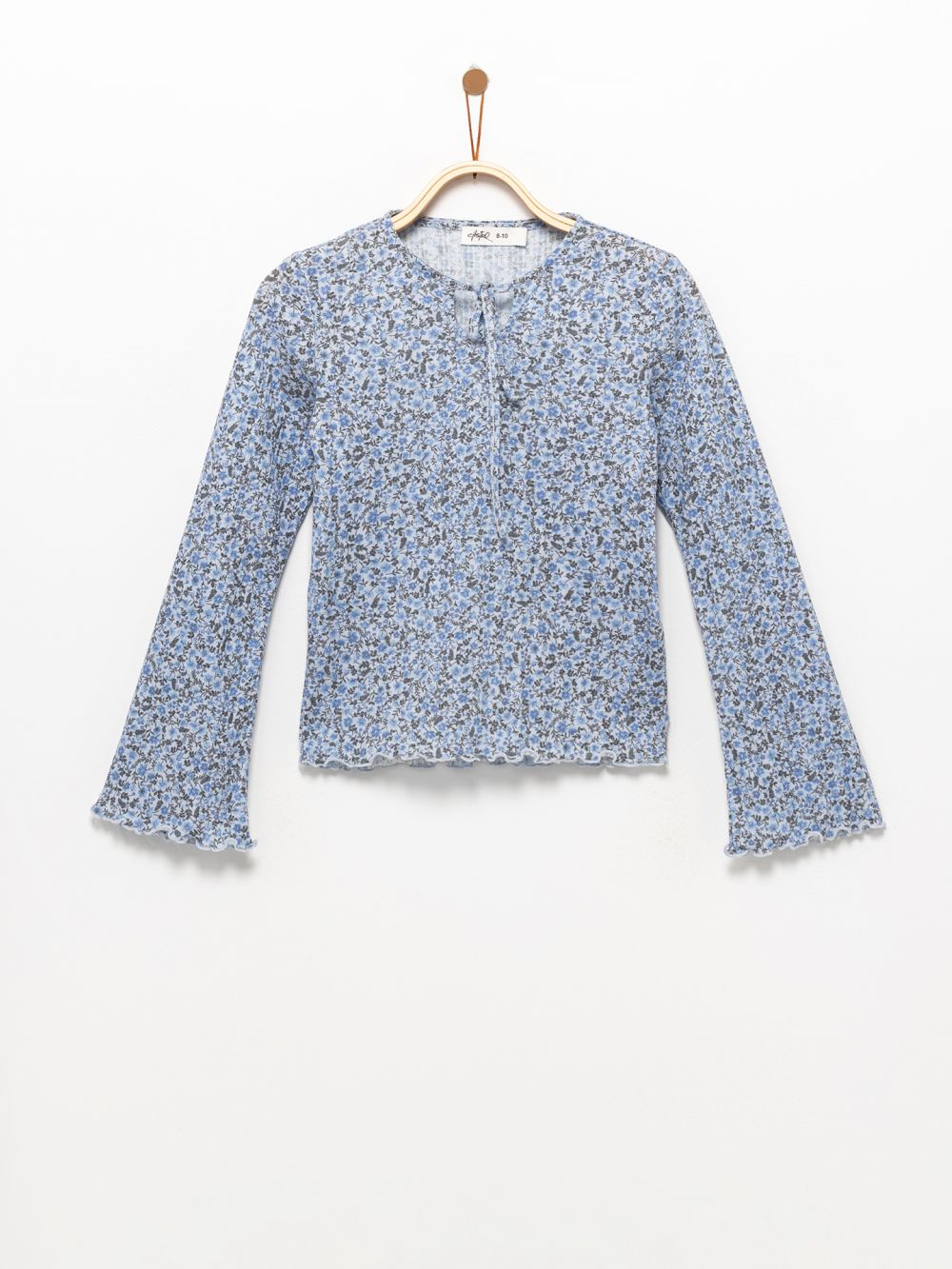 טי שרוול מתרחב מודפסת