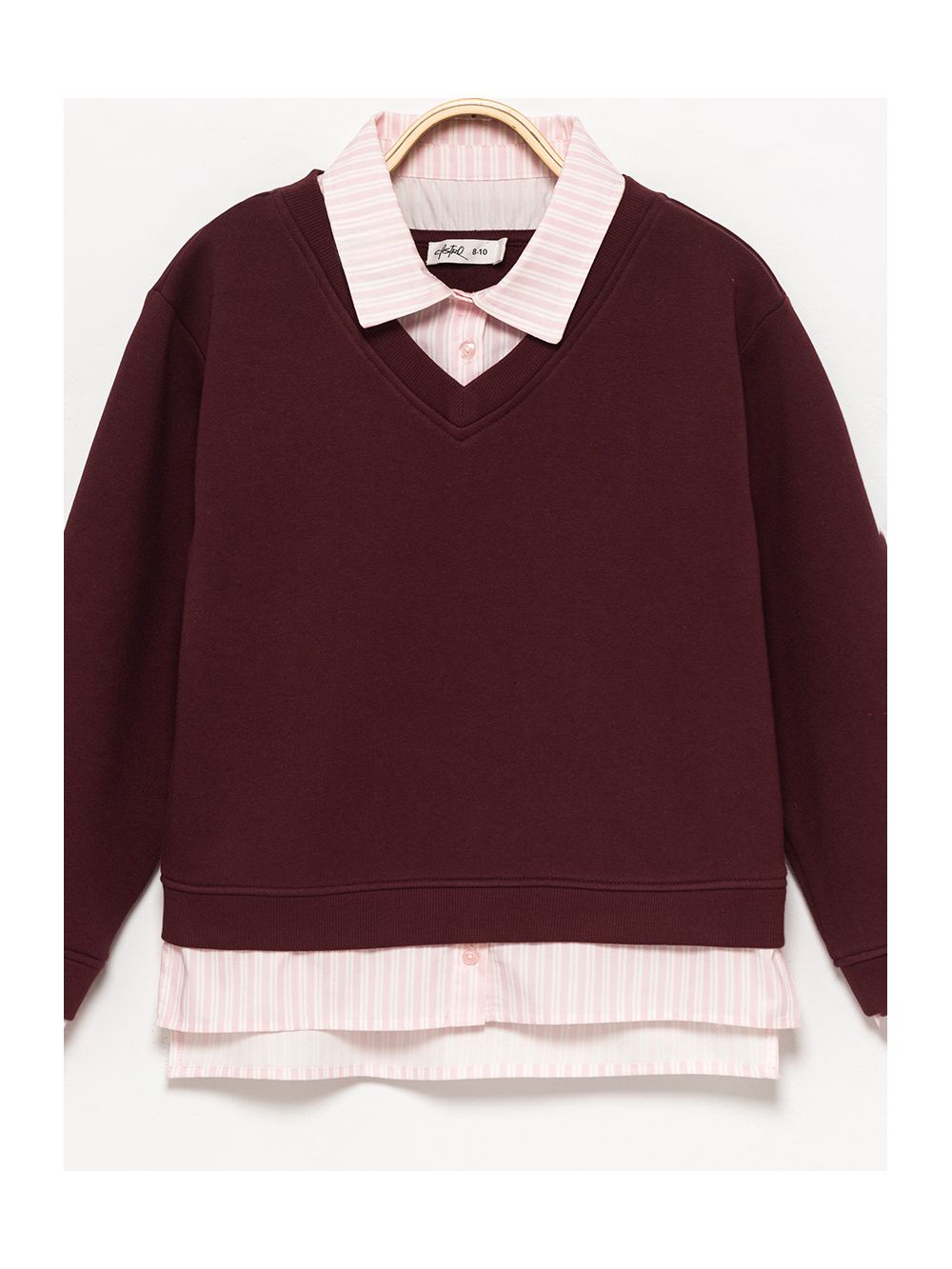 טי פוטר עם שילוב פופלין