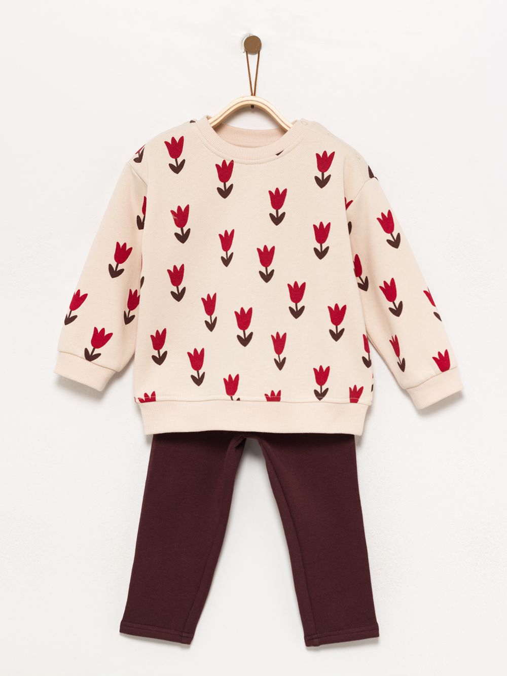 חליפת גן פוטר פרחונית 6M-4Y