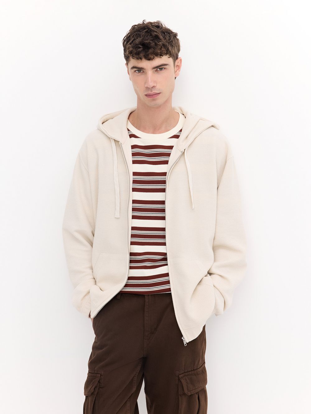 קפוצ׳ון מבד עם טקסטורה