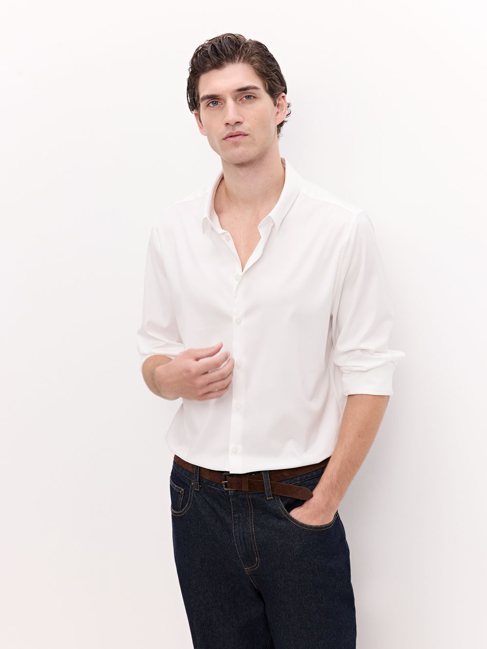 חולצה מכופתרת SLIM FIT