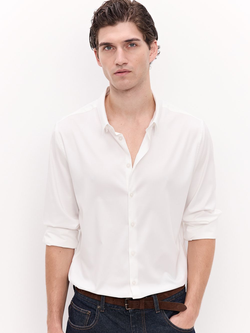 חולצה מכופתרת SLIM FIT