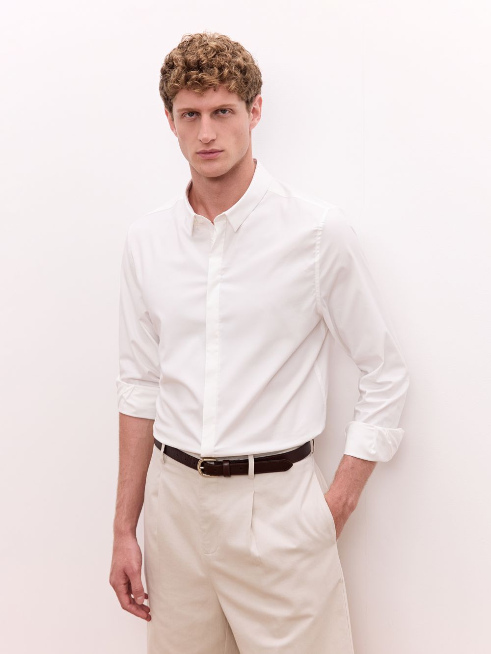 חולצה מכופתרת Slim fit