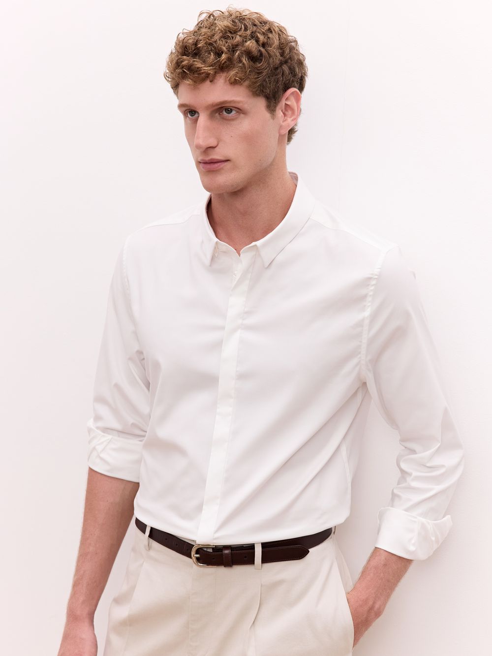 חולצה מכופתרת Slim fit