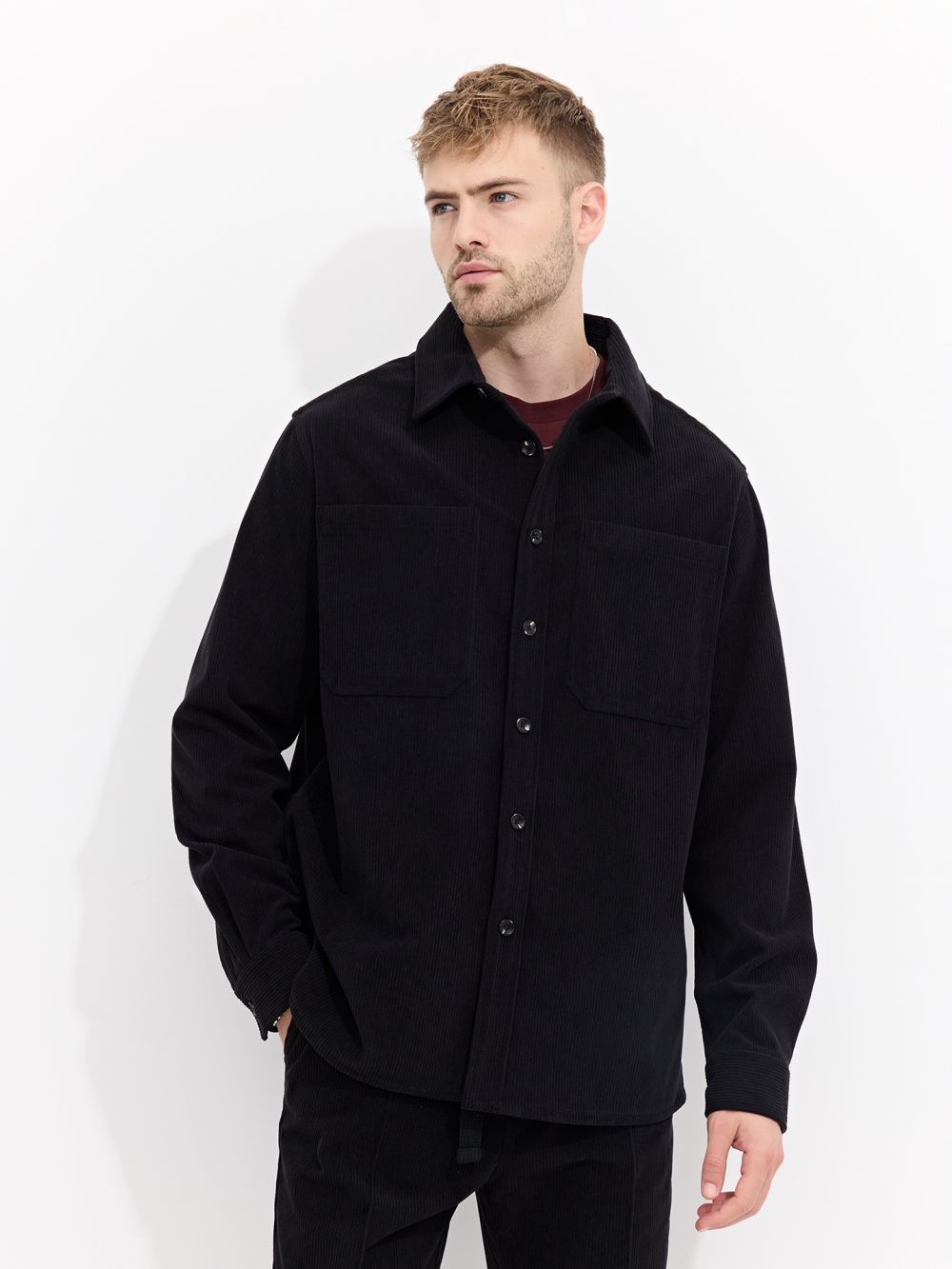 חולצת over shirt מבד קורדרוי