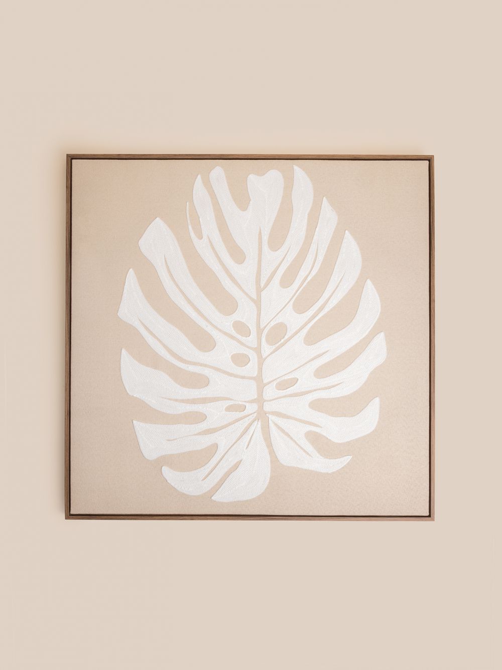 תמונה עלה לבן 60X60CM