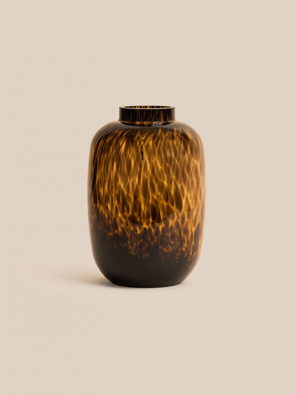 אגרטל זכוכית מנומר 25.7CM