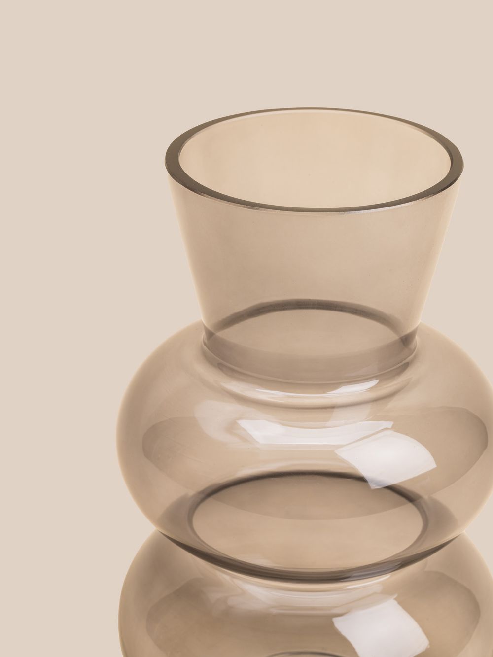 אגרטל זכוכית נורית 20.5CM