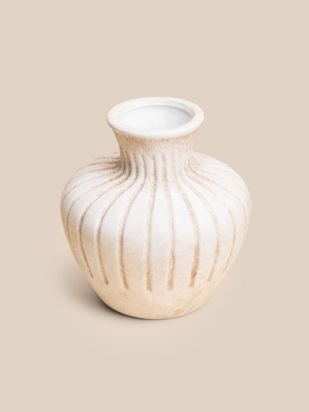 אגרטל טרקוטה עגול 16X17CM
