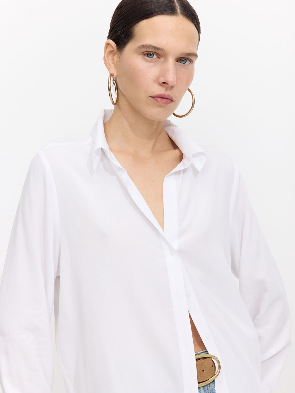 חולצה מכופתרת רכה