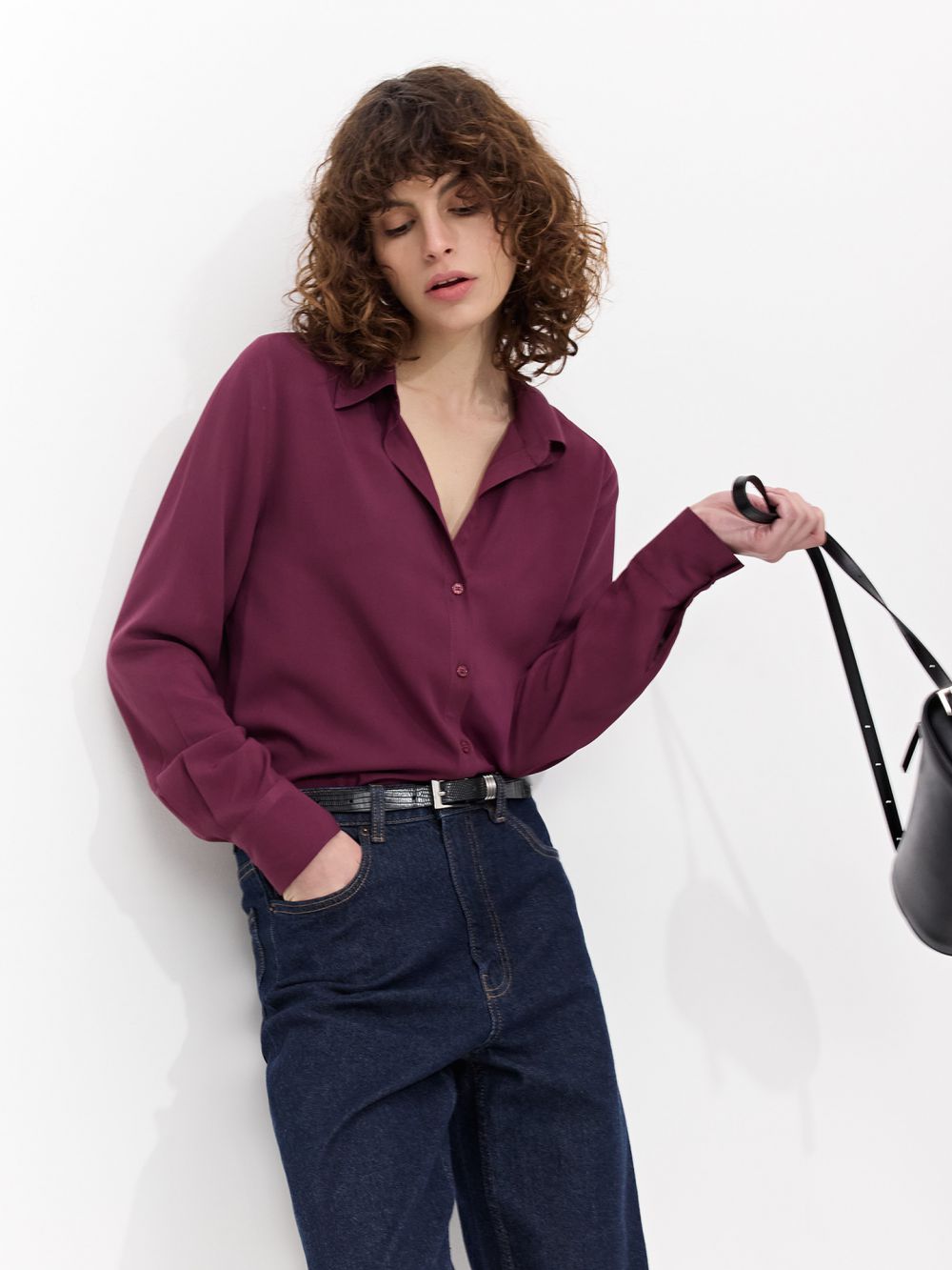 חולצה מכופתרת רכה