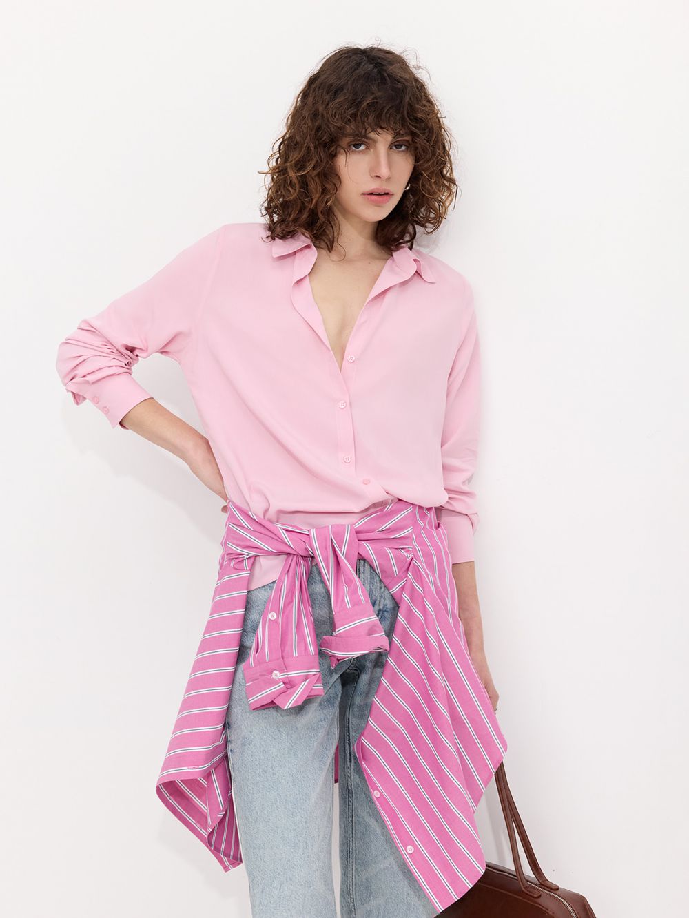 חולצה מכופתרת רכה