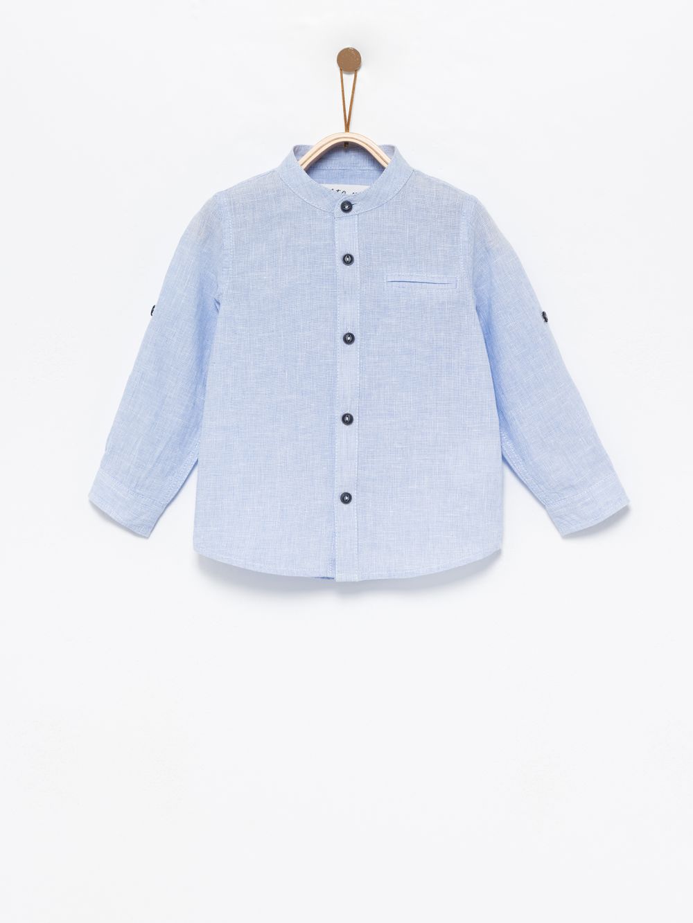 מכופתרת צווארון סיני