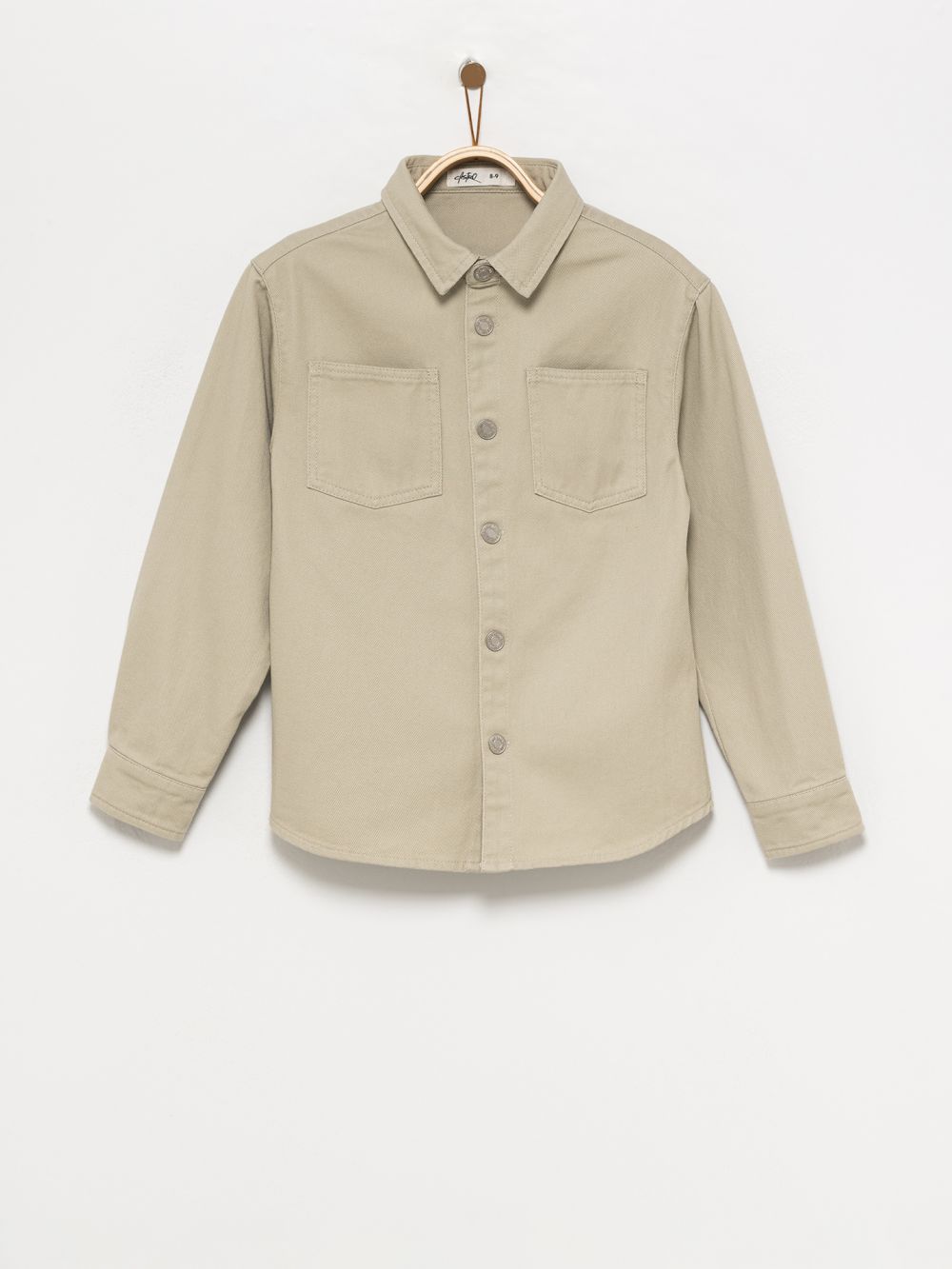 חולצה מכופתרת דמוי ג’ינס