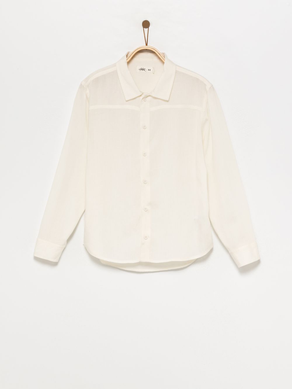 חולצה מכופתרת ארוכה