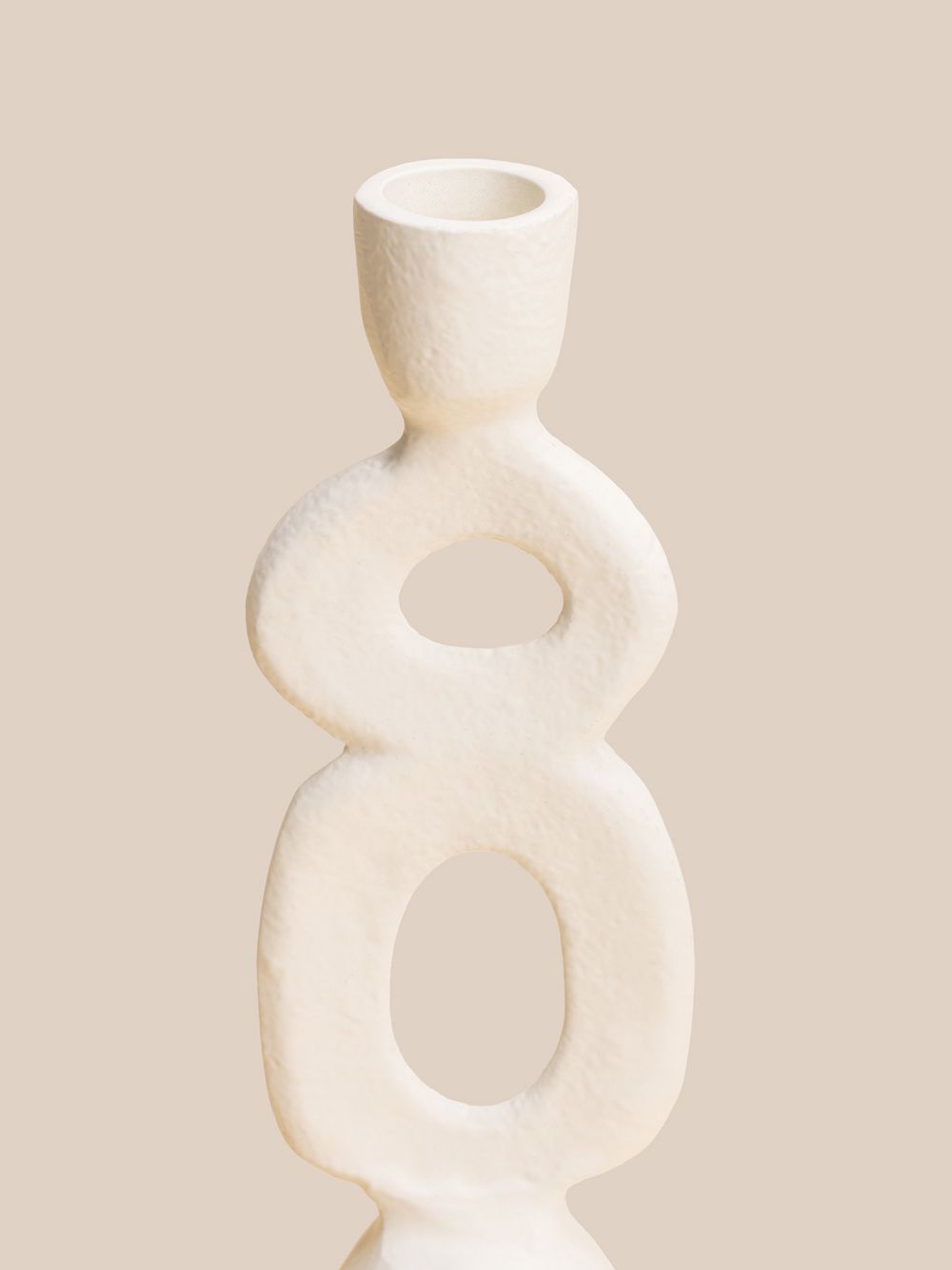 פמוט שני עיגולים 6.5X21CM