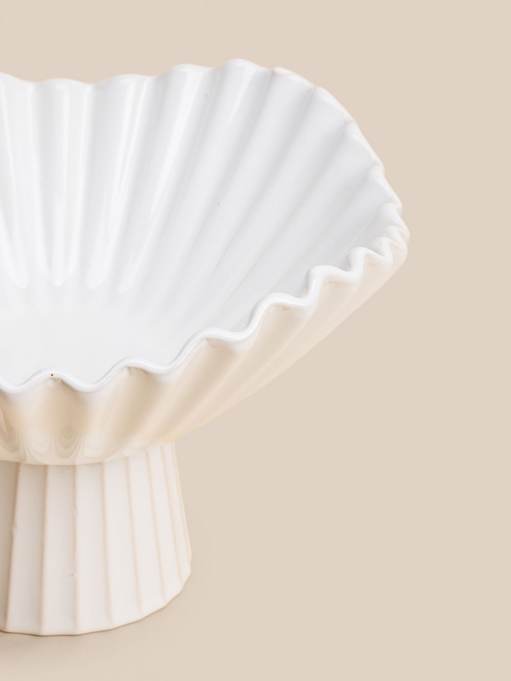 קערה דקורטבית צדפה 28CM