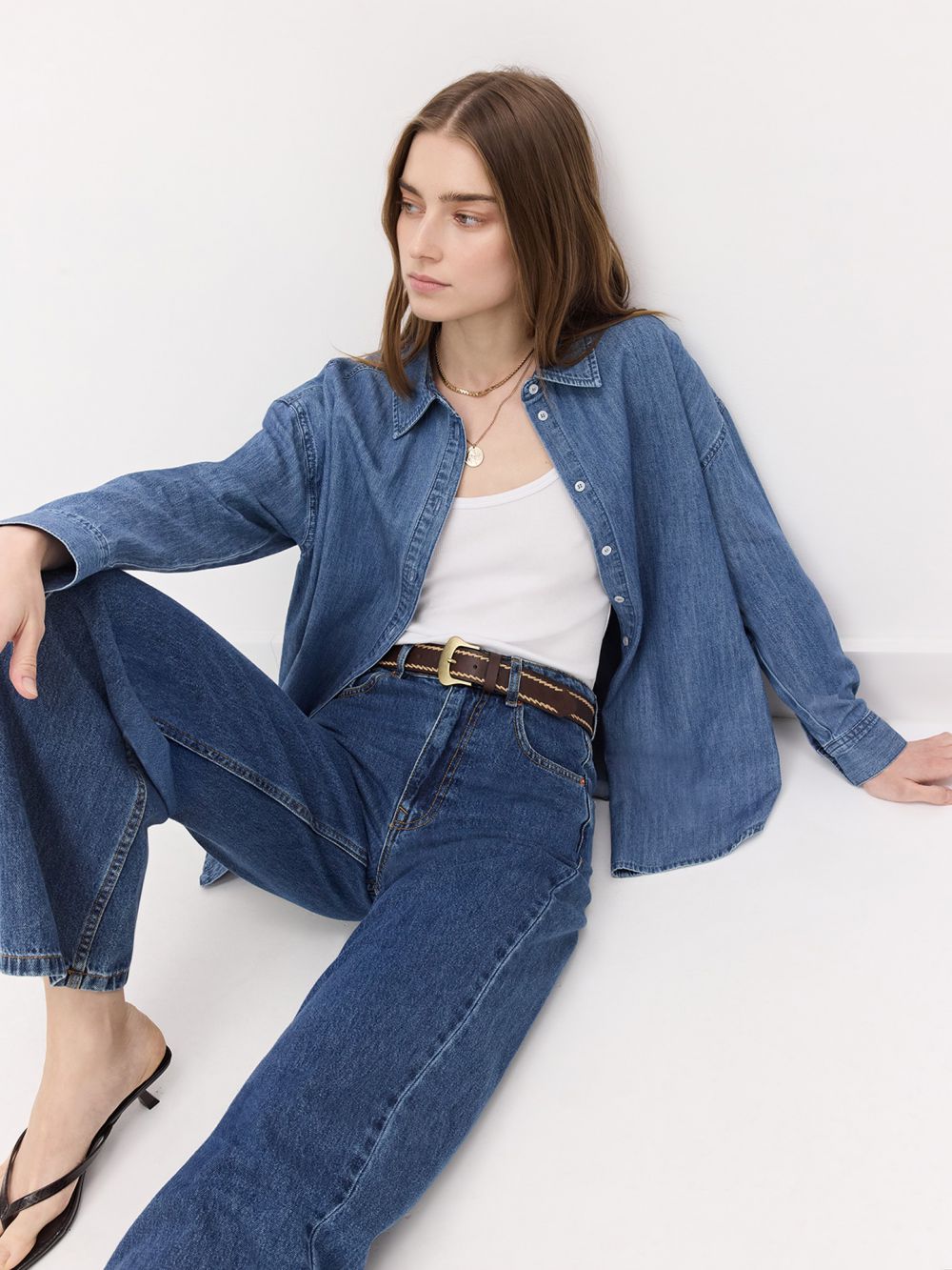 חולצת ג׳ינס רכה