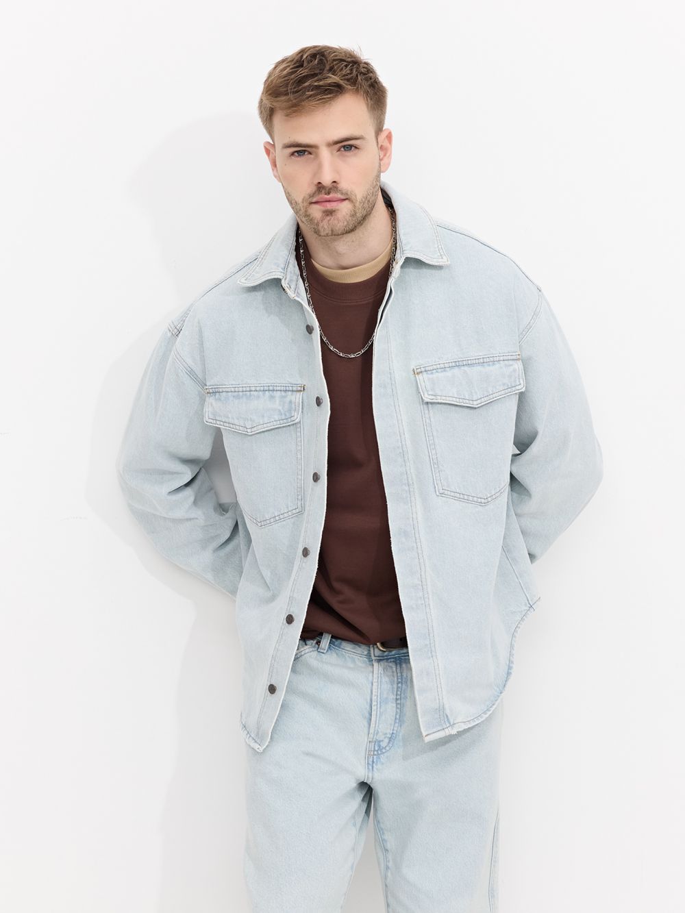 חולצת ג’ינס אוברסייז