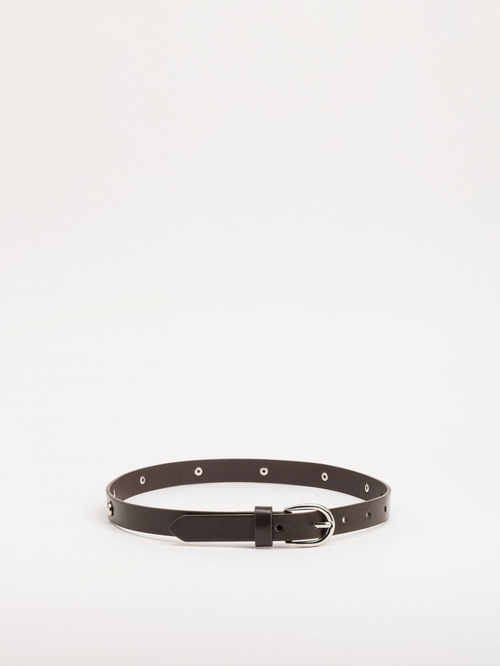 חגורה בעיטור ניטים בצורת לבבות לבנות