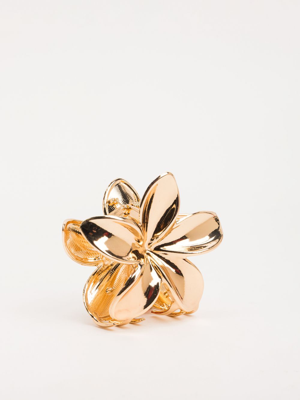 קליפס לשיער פרח זהב