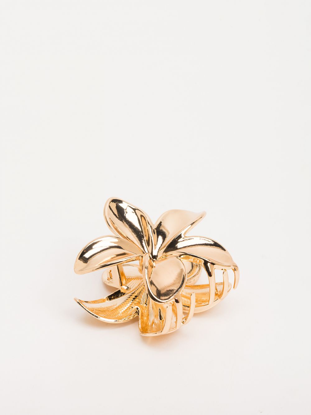 קליפס לשיער פרח זהב