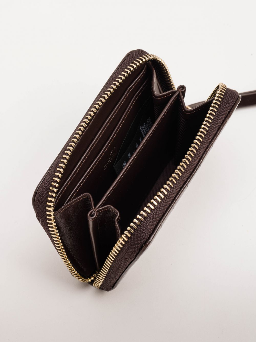 ארנק מיני קרוקו עם רוכסן