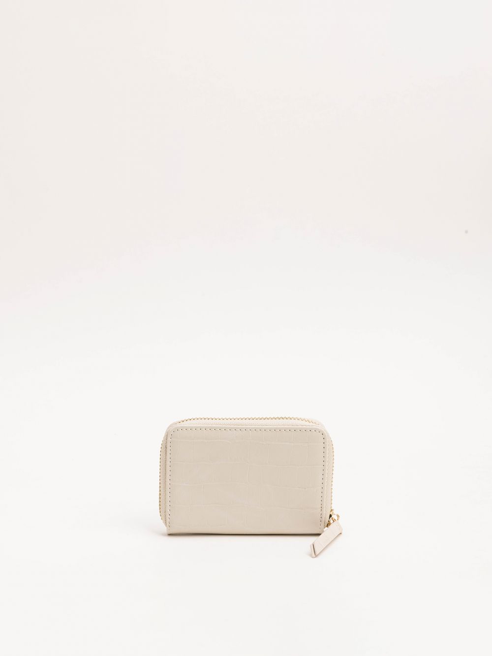 ארנק מיני קרוקו עם רוכסן