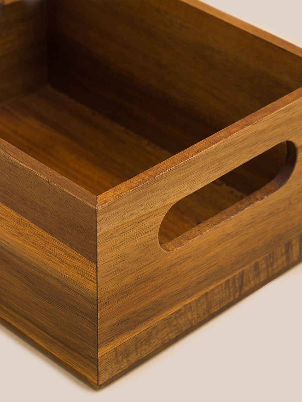 ארגז אחסון עץ השיטה 24X18 ס”מ