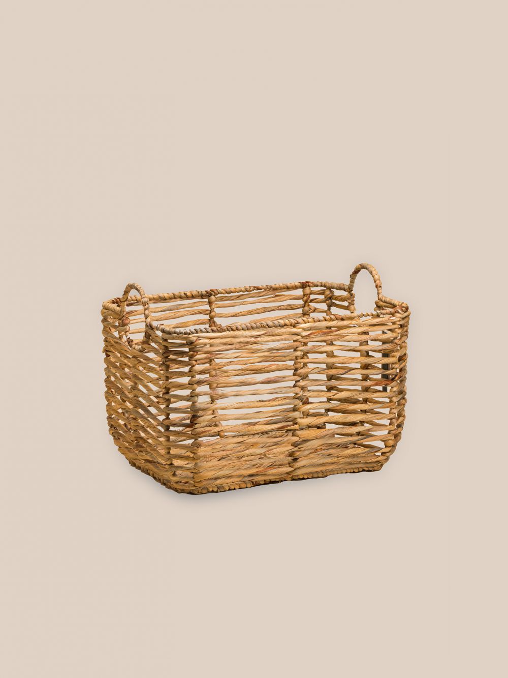 סל קש עם ידיות 45x35x28 ס”מ