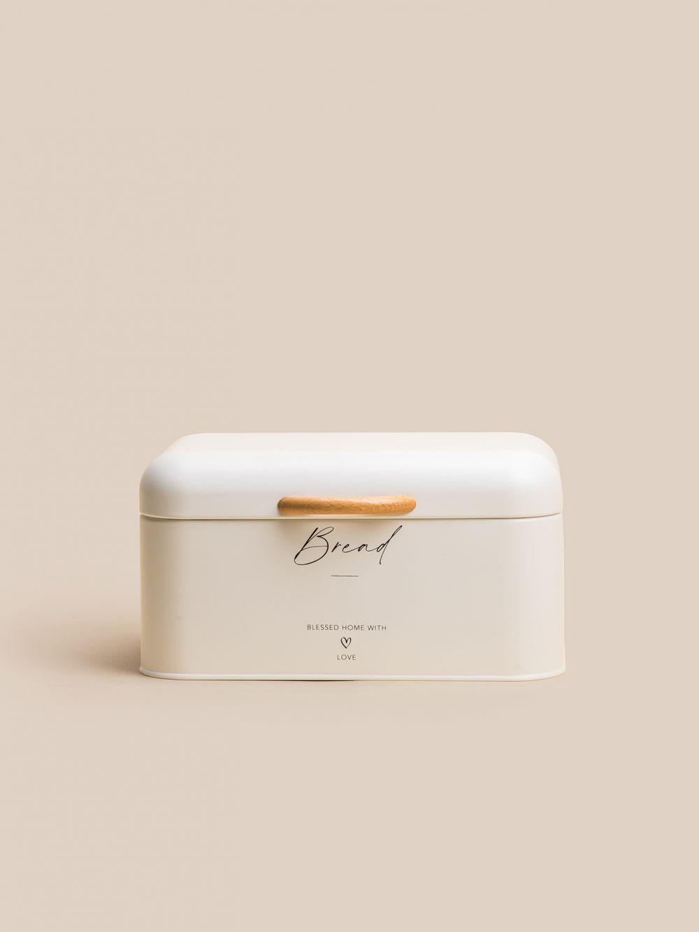 קופסת לחם בשילוב עץ 30X18X16CM