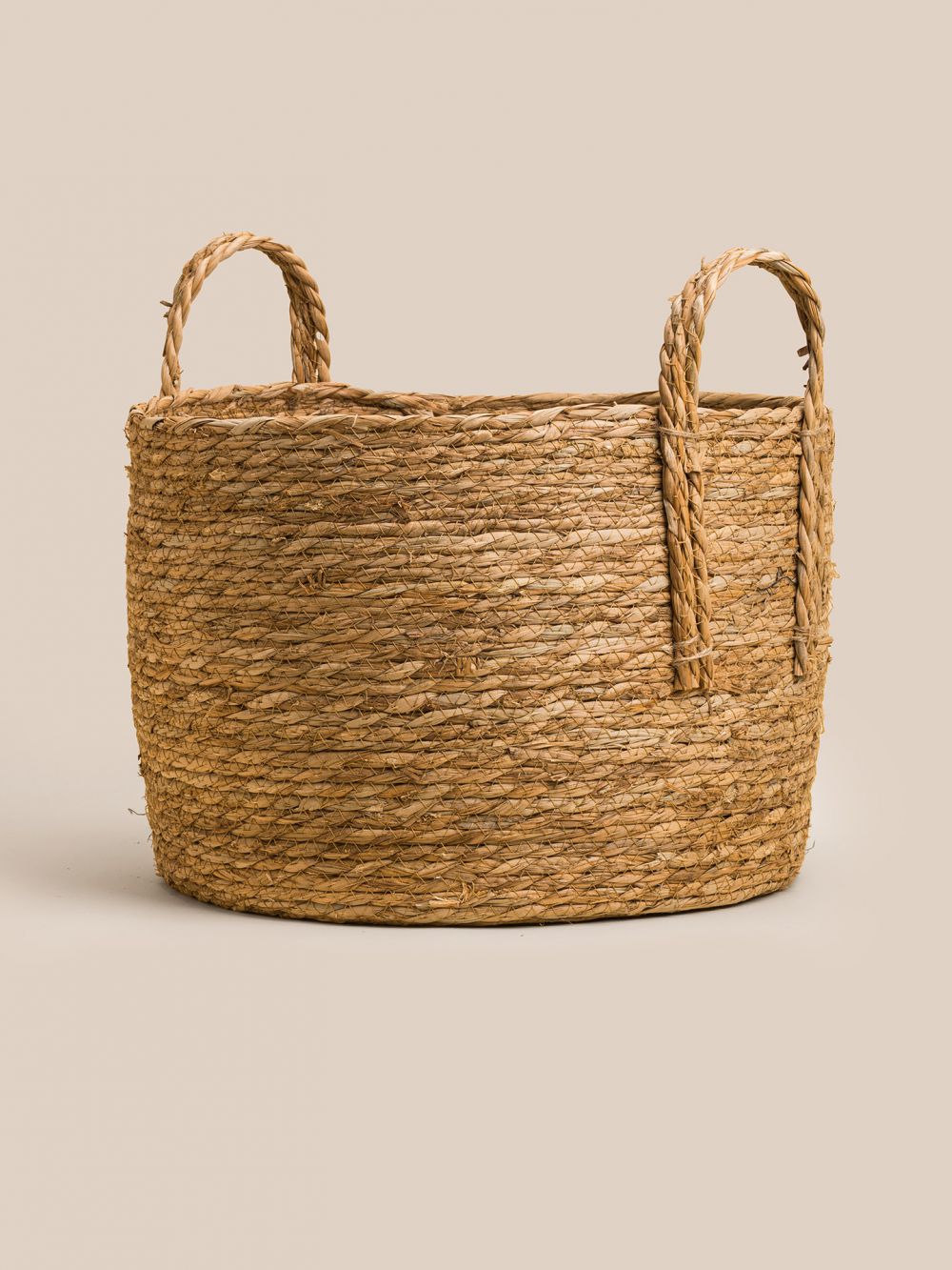 סל קש עם ידיות 48X48X39CM