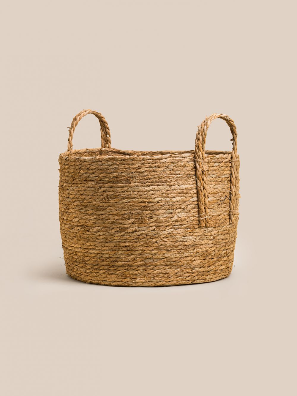 סל קש עם ידיות 40X40X31CM