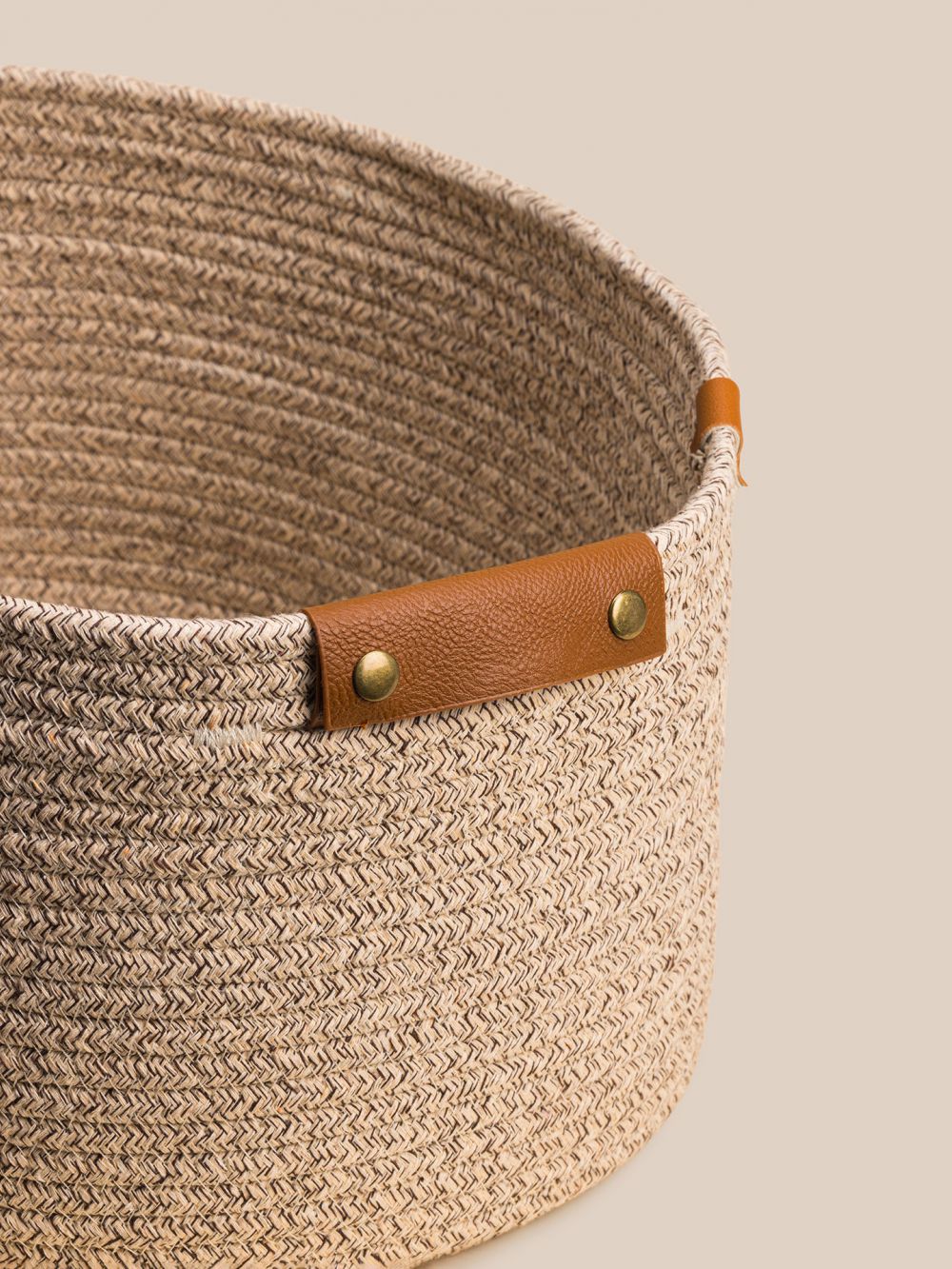 סלסלה אובלית מכותנה  40X32X17CM