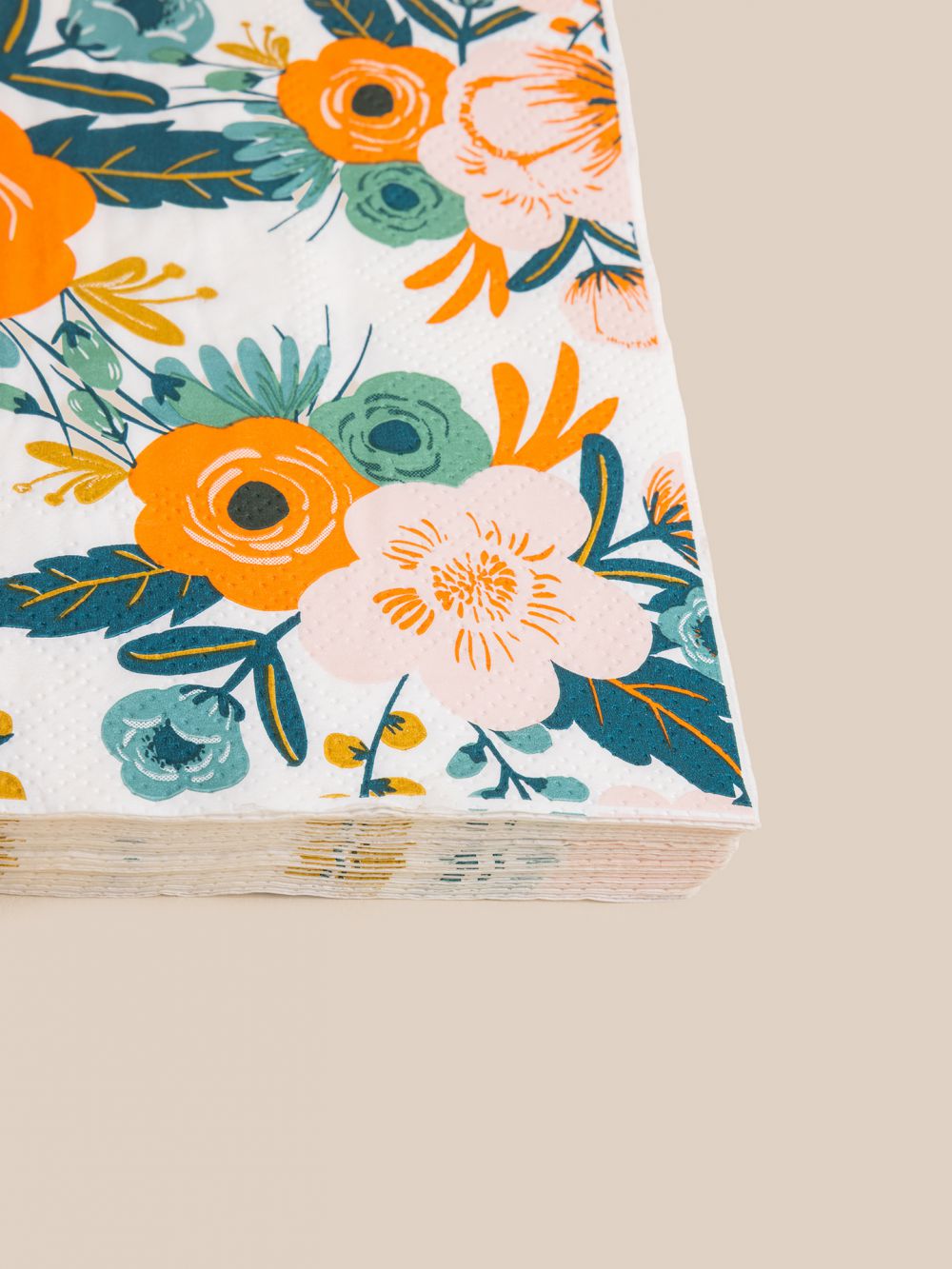 חבילת 20 מפיות פרחים סגולים