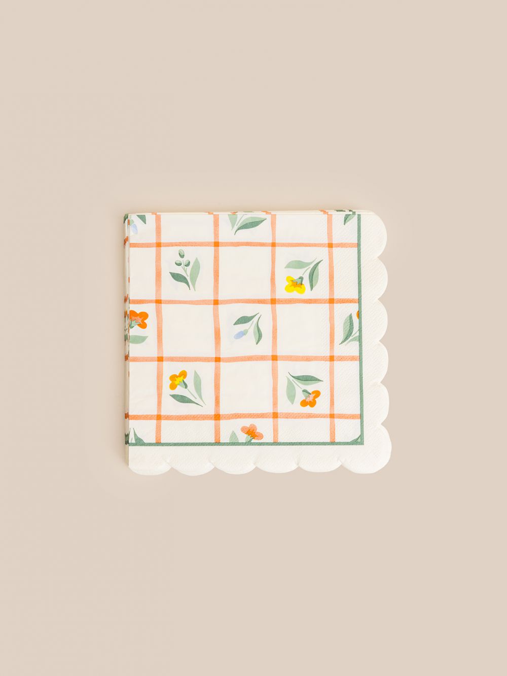 חבילת 20 מפיות נייר פרחים ומשצבות