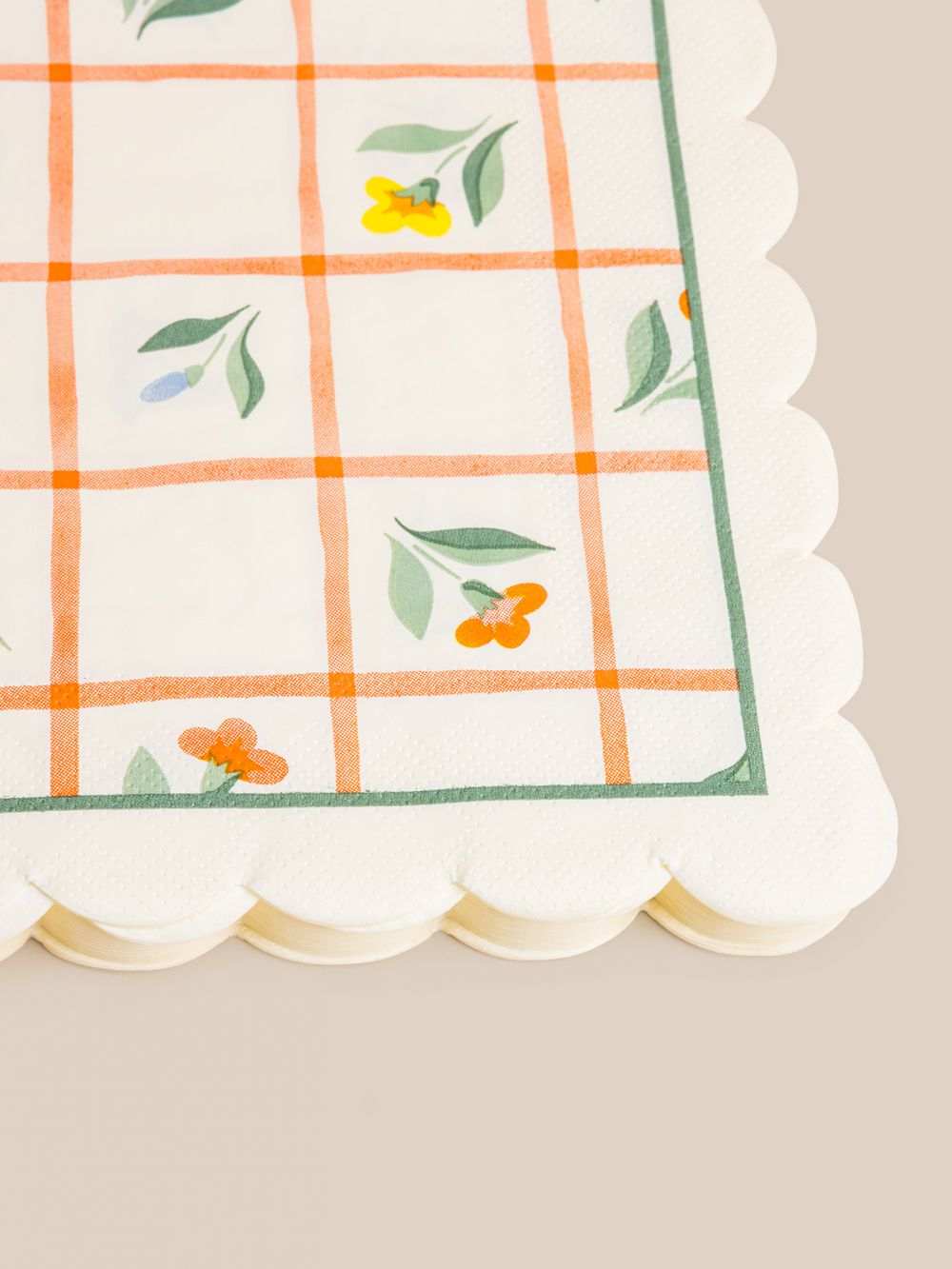 חבילת 20 מפיות נייר פרחים ומשצבות