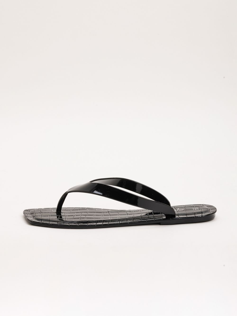 כפכי אצבע שטוחות מבריקות