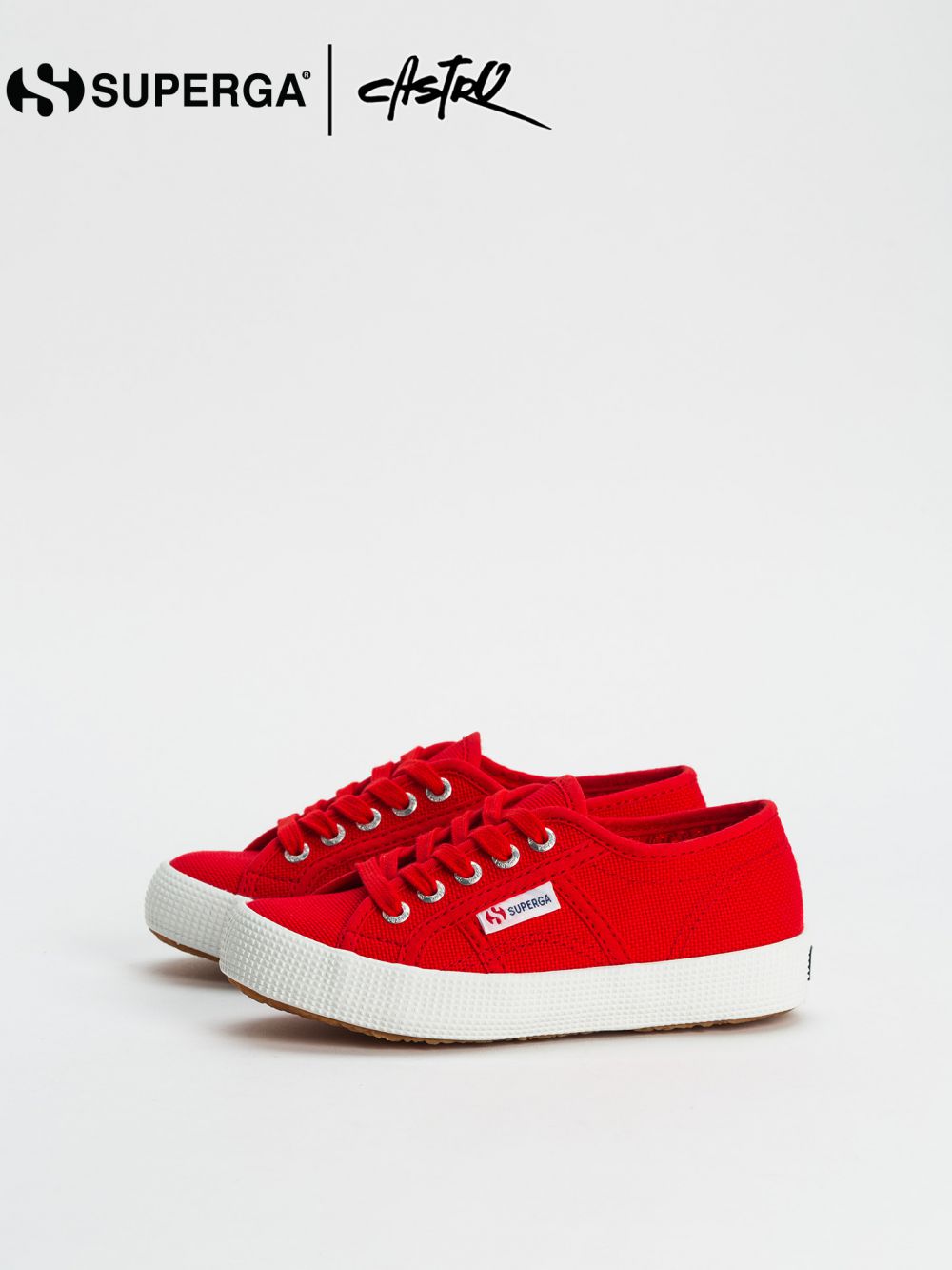 נעלי Superga אדומות / ילדות