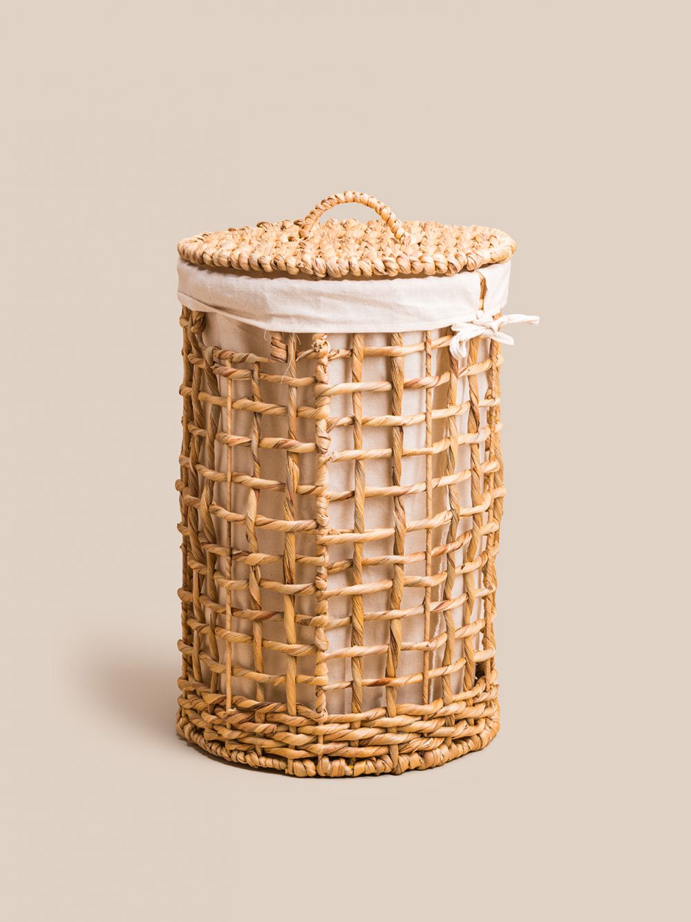 סל כביסה שתי וערב עגול 32X48 ס”מ