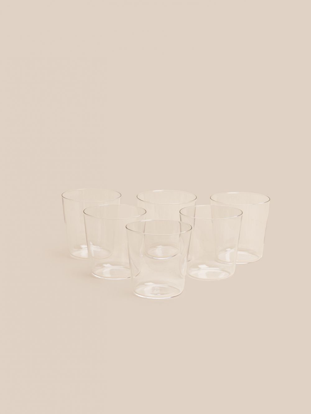 סט 6 כוסות דקות קלאסיות 490ML